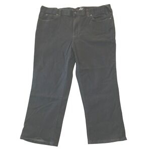 Synrgy Mens Jeans 46x 28 Dark Wash‎ Straight Leg Denim Big Short Casual Pants